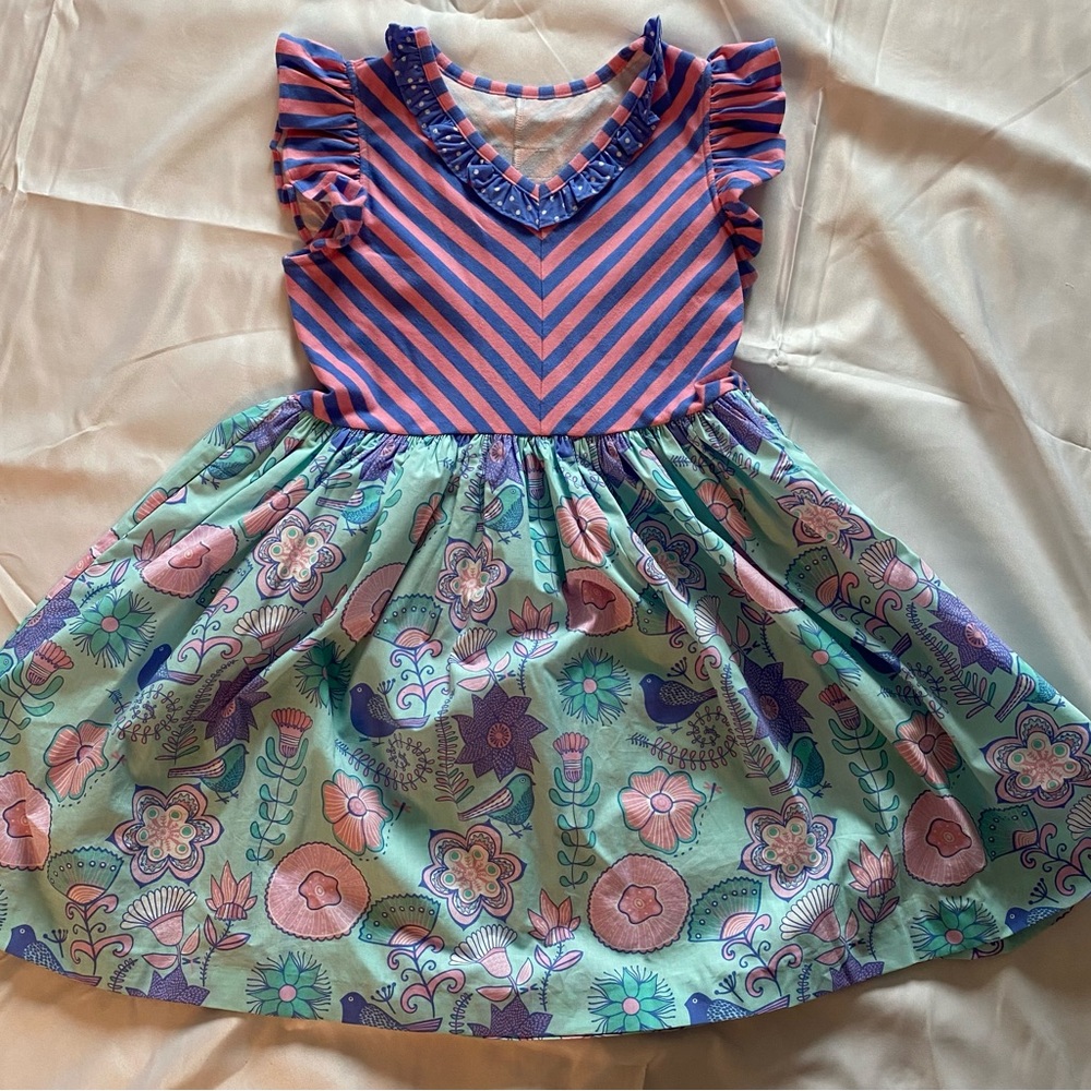Eleanor Rose dress - girls size 7/8